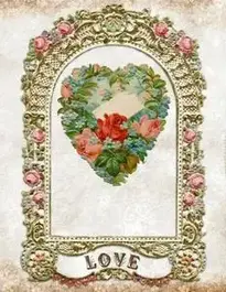 Ornate Vintage Frame background phone wallpaper