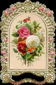 Ornate Vintage Frame background phone wallpaper