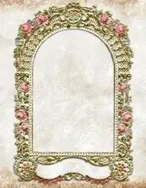 Ornate Vintage Frame background phone wallpaper