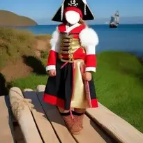 Pirate Costume For Girls