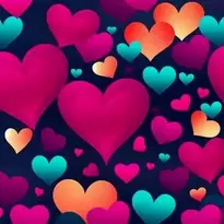 Beautiful Love Hearts Background