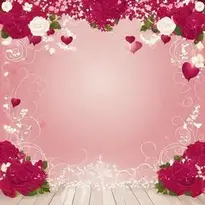 Beautiful Love Hearts Background. Add Your Photos