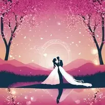 Beautiful Love Hearts Background. Add Your Photos
