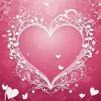 Beautiful Love Hearts Background. Add Your Photos