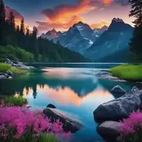 Beautiful Nature Scenery Background Wallpaper