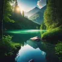 Beautiful Nature Scenery Background Wallpaper