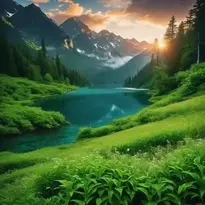 Beautiful Nature Scenery Background Wallpaper