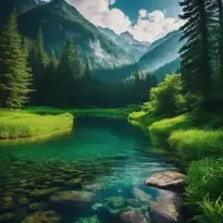 Beautiful Nature Scenery Background Wallpaper