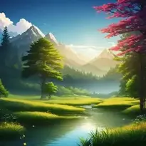 Beautiful Nature Scenery Background Wallpaper