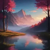 Nature Scenery Background, Add Your Photos