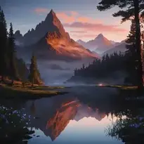 Nature Scenery Background, Add Your Photos