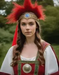 Anglo Saxon Fancy Dress face swap