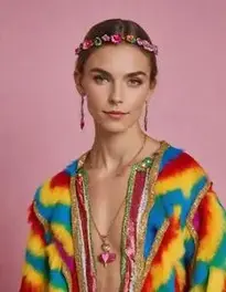 Peace And Love Fancy Dress face swap