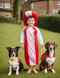 Sausage Fancy Dress face swap