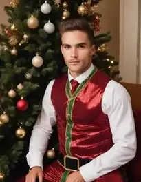 Christmas Tree Fancy Dress face swap