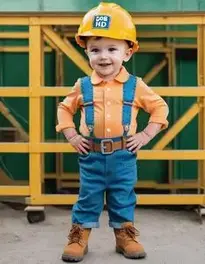 Bob The Builder Fancy Dress face swap