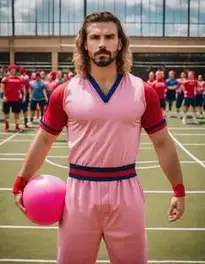 Dodgeball Fancy Dress face swap