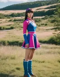 Chel Cosplay Fancy Dress face swap