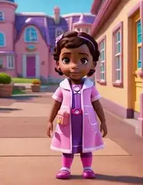 Doc Mcstuffins Fancy Dress face swap