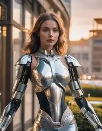 Fembot Fancy Dress face swap