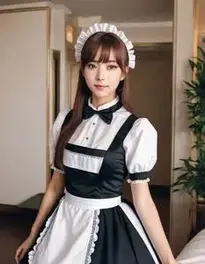 Maid Cosplay Fancy Dress face swap