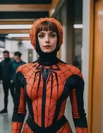 Spider Halloween Fancy Dress face swap