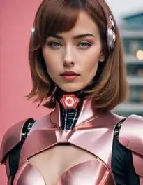 Fembot Fancy Dress face swap