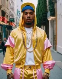 Rapper Fancy Dress face swap