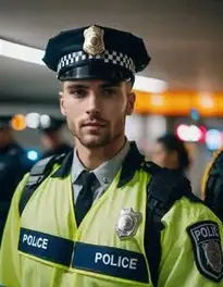 Police Halloween Fancy Dress face swap