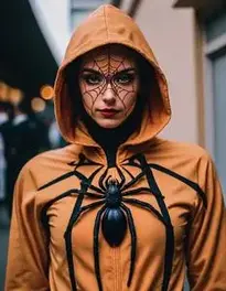 Spider Halloween Fancy Dress face swap