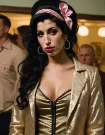 Amy Winehouse Fancy Dress face swap