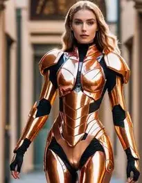 Fembot Fancy Dress face swap