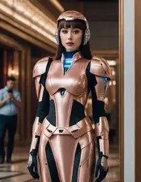 Fembot Fancy Dress face swap