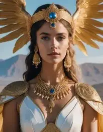 Goddess Fancy Dress face swap