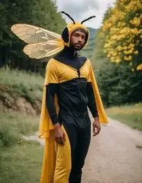 Bee Fancy Dress face swap