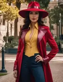 Carmen Sandiego Fancy Dress face swap