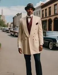Harlem Nights Outfit Fancy Dress face swap