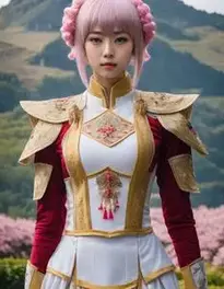 Kasou Wig Fancy Dress face swap