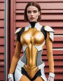 Fembot Fancy Dress face swap