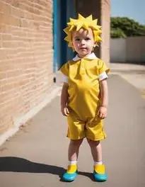 Maggie Simpson Costume Fancy Dress face swap
