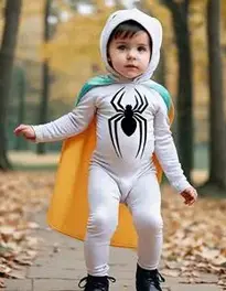 4t Spider Costume Fancy Dress face swap
