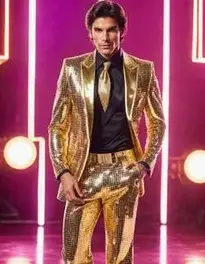 Disco Clothes Mens Fancy Dress face swap