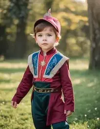Boy Anna Fancy Dress face swap