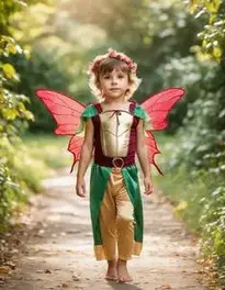 Boy Fairy Fancy Dress Face Swap