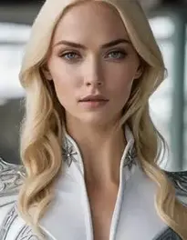 Emma Frost Fancy Dress face swap