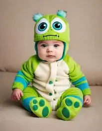 Mike Wazowski Infant Fancy Dress face swap