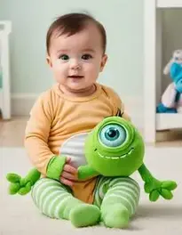 Mike Wazowski Infant Fancy Dress face swap