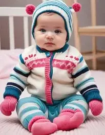 Newborn Outfit Gender Neutral Fancy Dress face swap