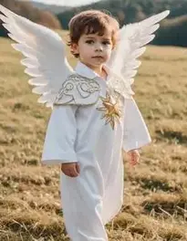 Boy Angel Fancy Dress face swap