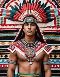 Aztec Costume Male Fancy Dress face swap